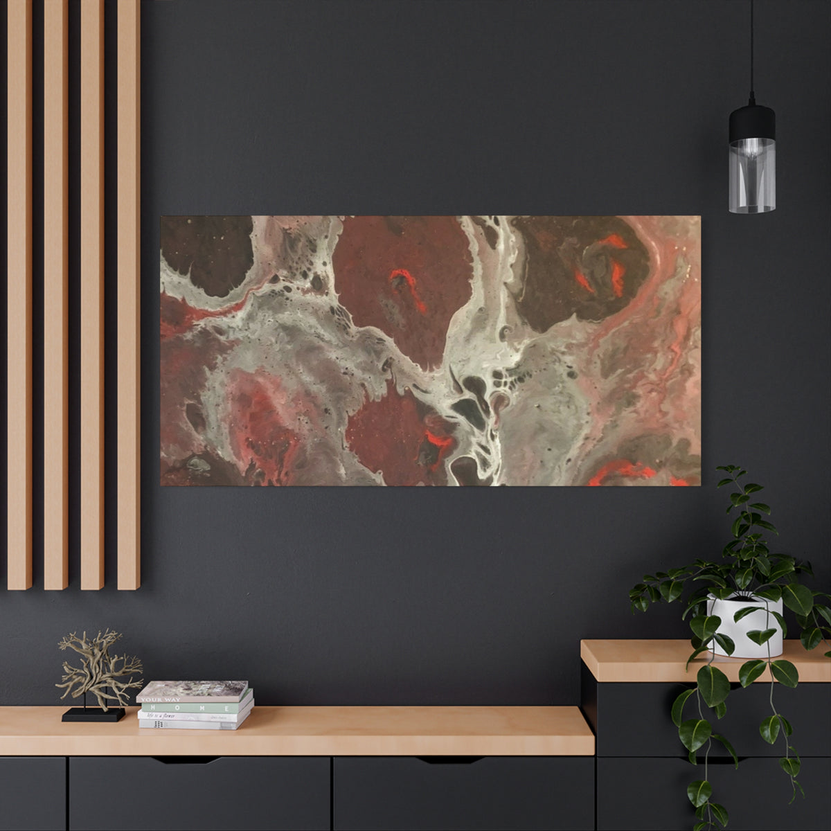 Ember Within | Higher Than The Ceiling Abstract Canvas Art