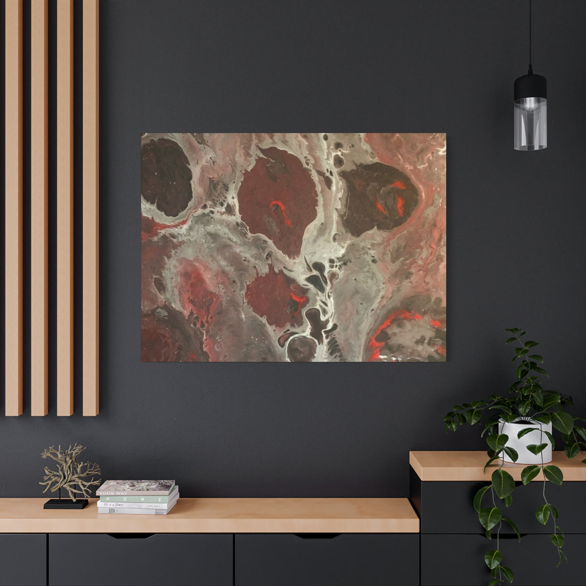 Ember Within | Higher Than The Ceiling Abstract Canvas Art