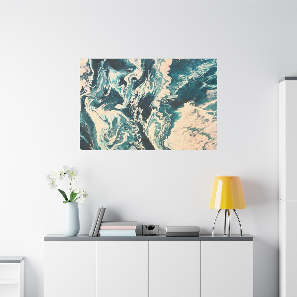 Frequency Shift | Higher Than The Ceiling Abstract Canvas Art