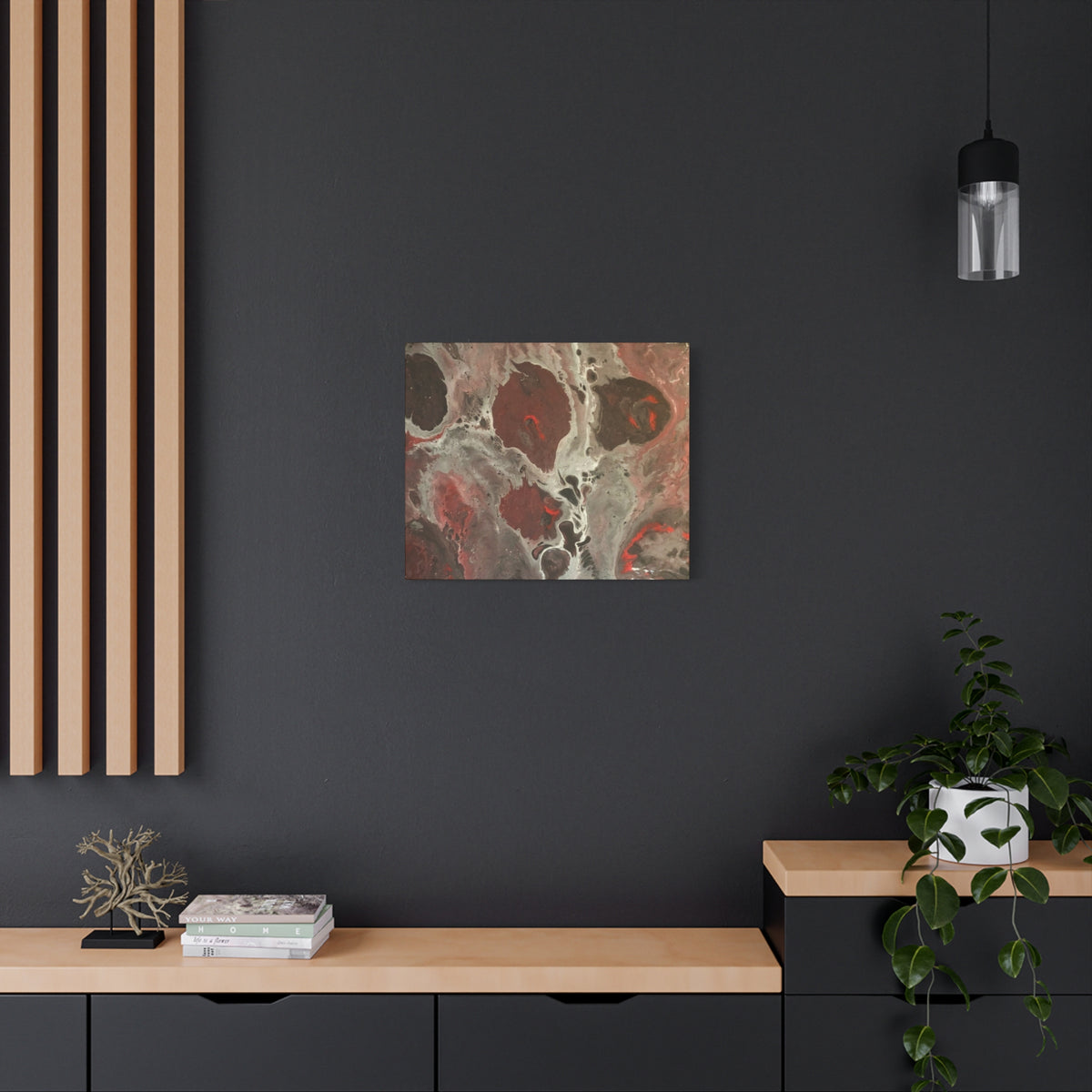 Ember Within | Higher Than The Ceiling Abstract Canvas Art