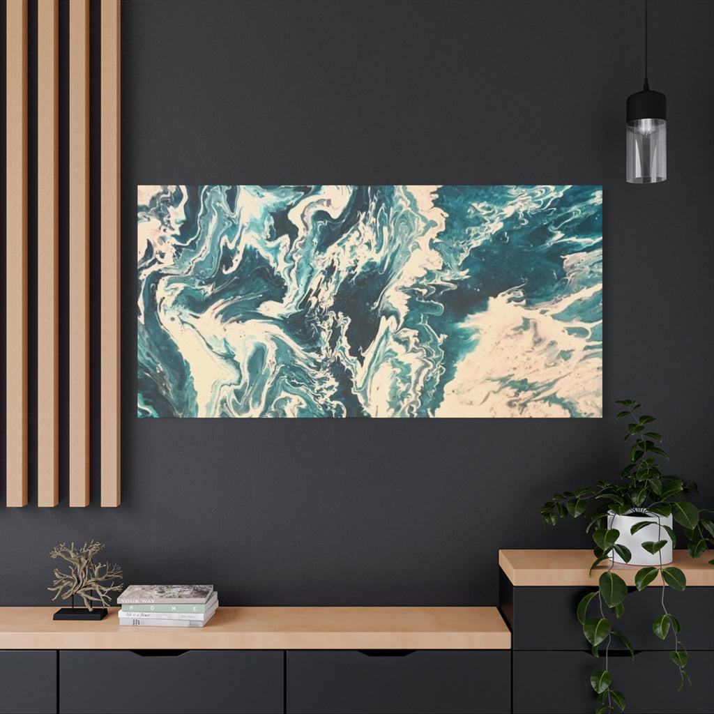 Frequency Shift | Higher Than The Ceiling Abstract Canvas Art