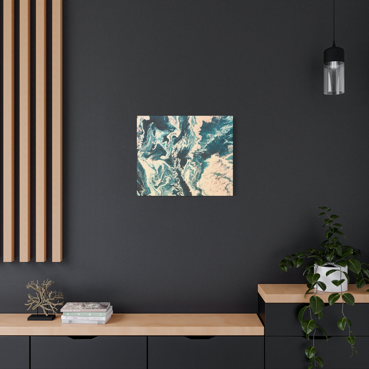 Frequency Shift | Higher Than The Ceiling Abstract Canvas Art