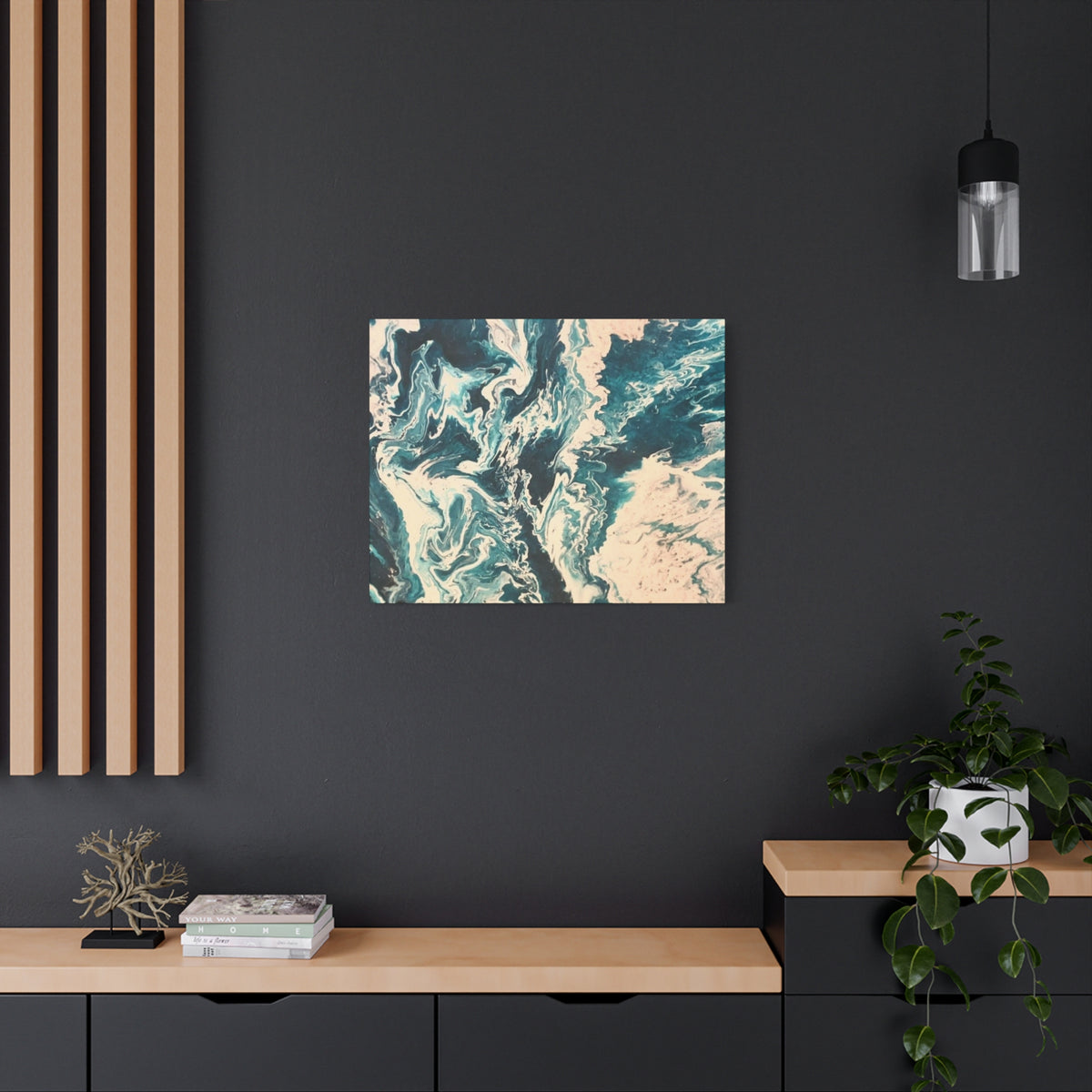 Frequency Shift | Higher Than The Ceiling Abstract Canvas Art