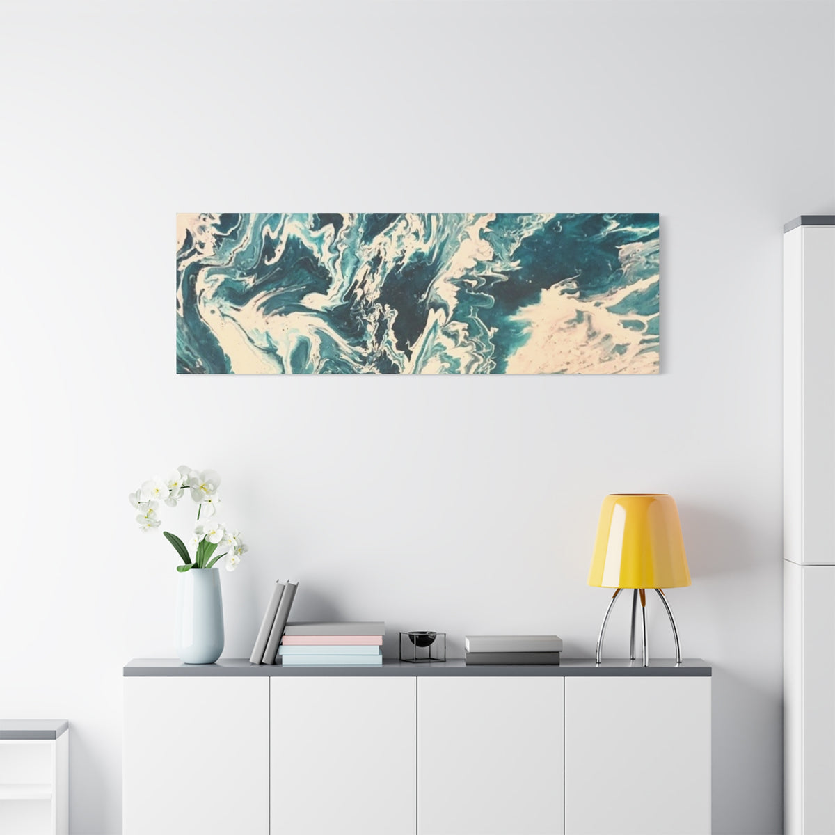 Frequency Shift | Higher Than The Ceiling Abstract Canvas Art