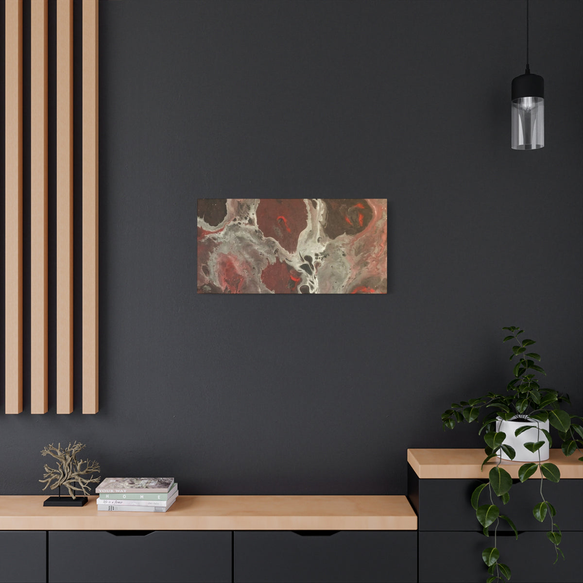 Ember Within | Higher Than The Ceiling Abstract Canvas Art