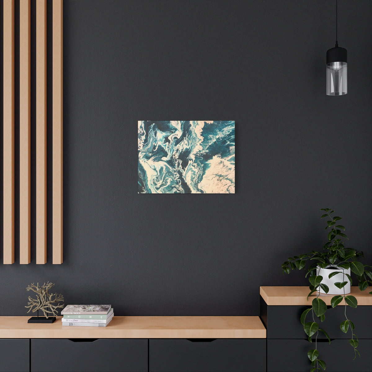 Frequency Shift | Higher Than The Ceiling Abstract Canvas Art