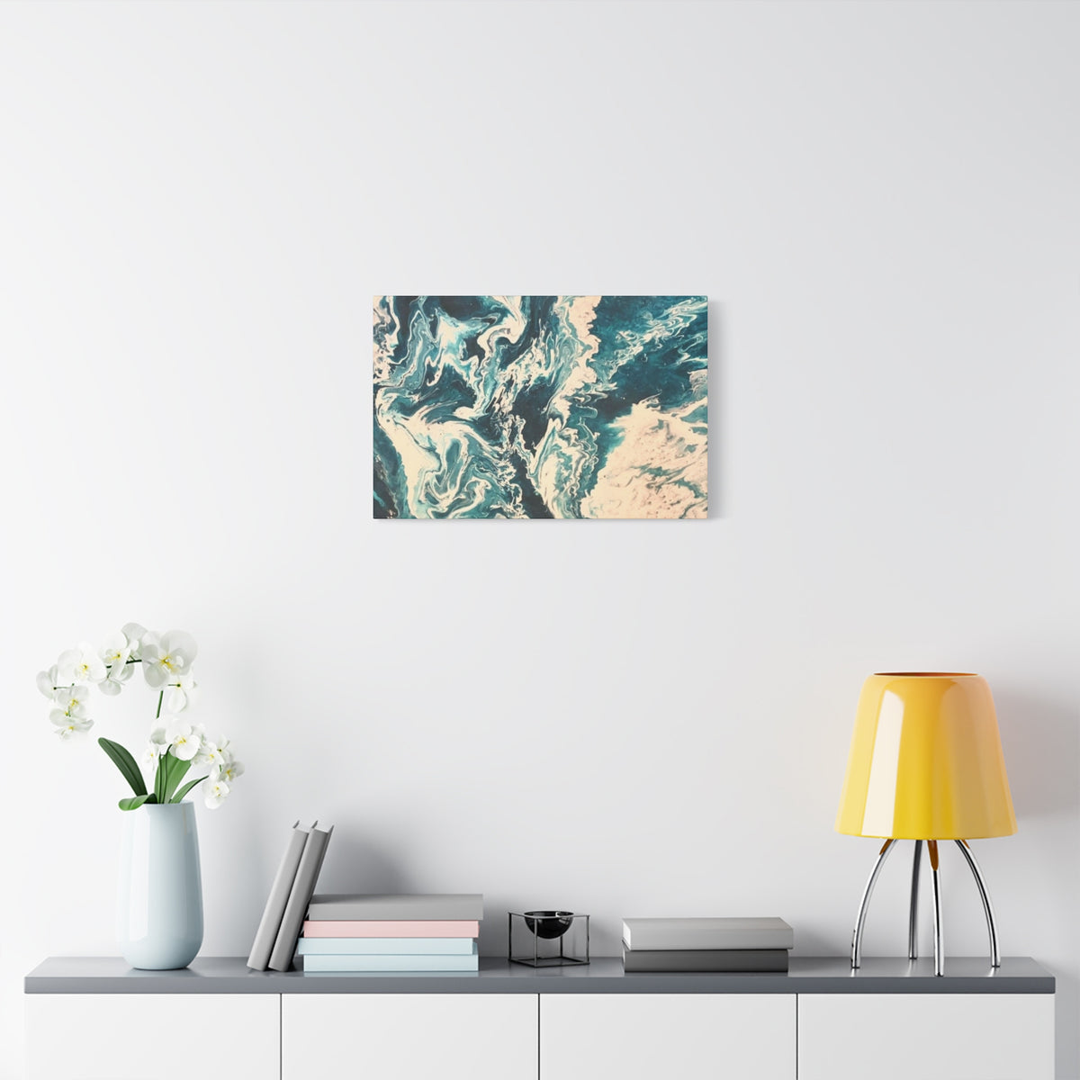 Frequency Shift | Higher Than The Ceiling Abstract Canvas Art