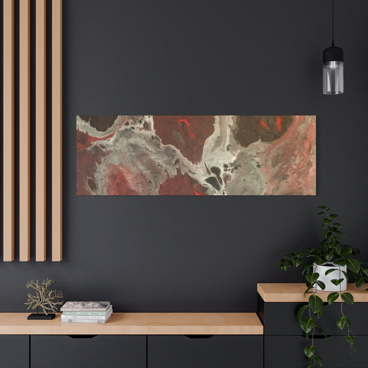 Ember Within | Higher Than The Ceiling Abstract Canvas Art