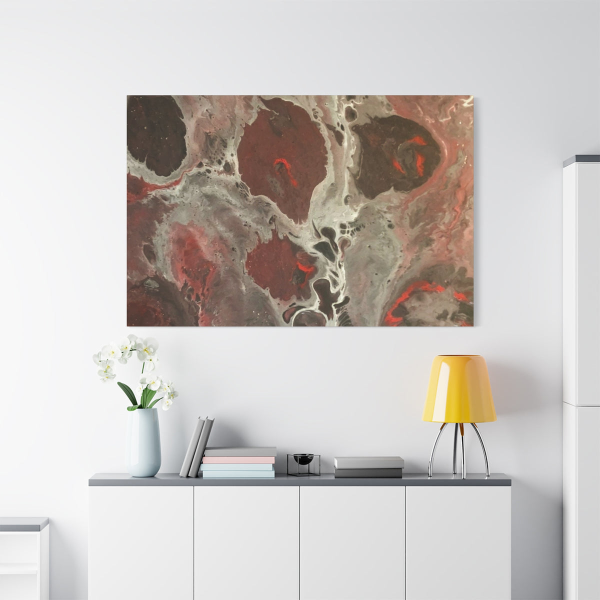 Ember Within | Higher Than The Ceiling Abstract Canvas Art