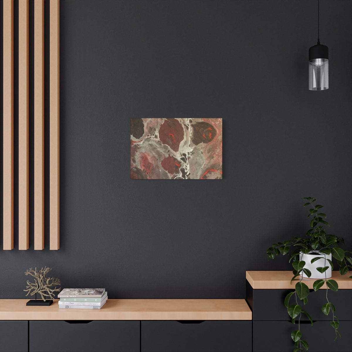 Ember Within | Higher Than The Ceiling Abstract Canvas Art
