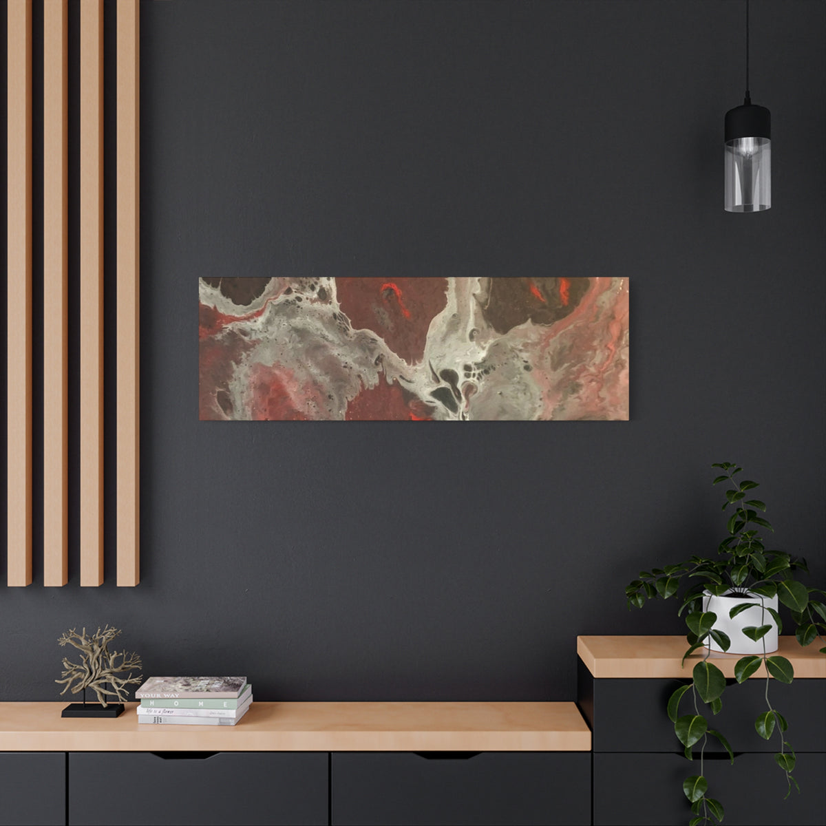 Ember Within | Higher Than The Ceiling Abstract Canvas Art
