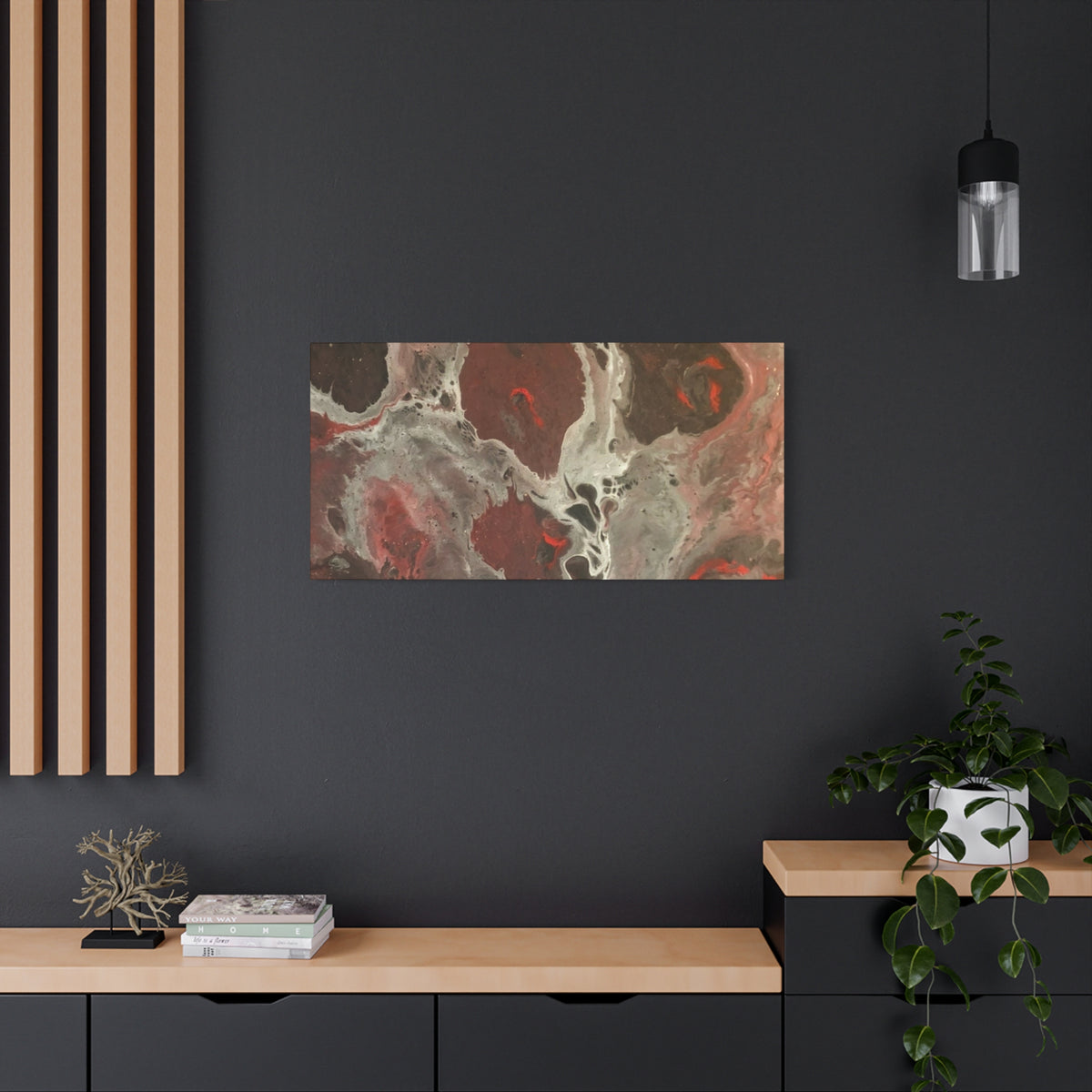 Ember Within | Higher Than The Ceiling Abstract Canvas Art