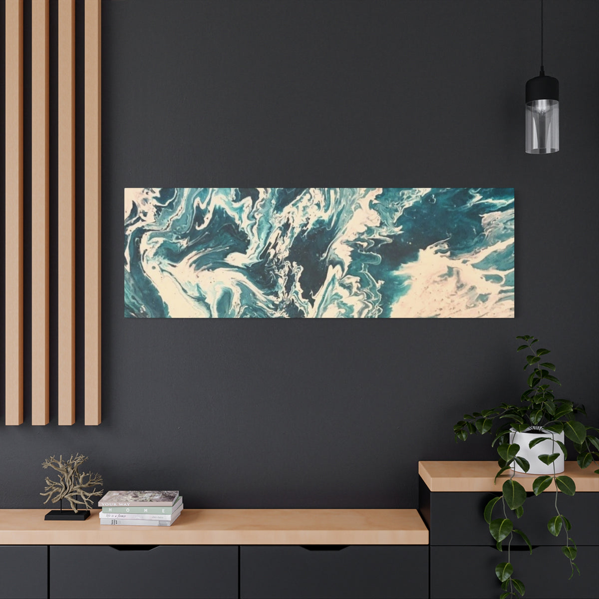 Frequency Shift | Higher Than The Ceiling Abstract Canvas Art