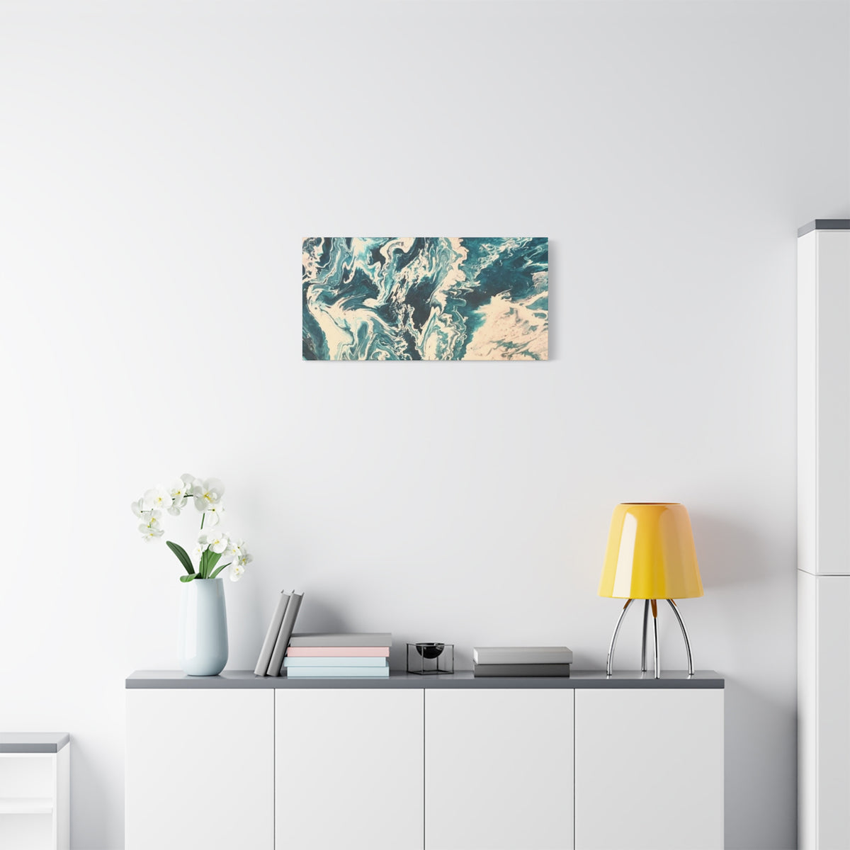 Frequency Shift | Higher Than The Ceiling Abstract Canvas Art