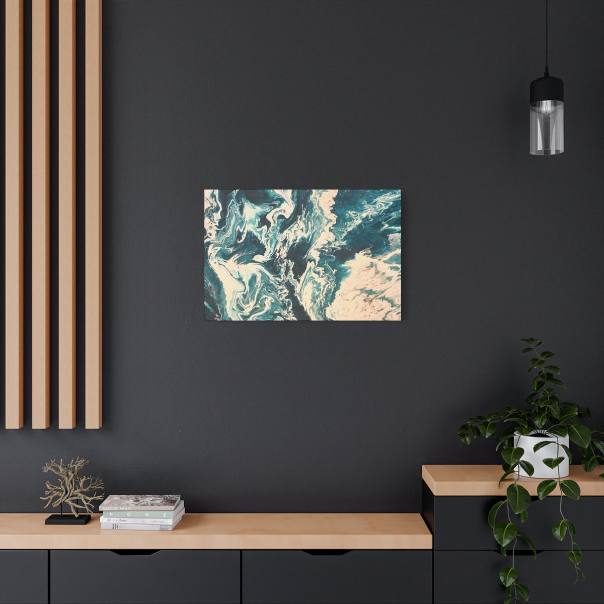 Frequency Shift | Higher Than The Ceiling Abstract Canvas Art