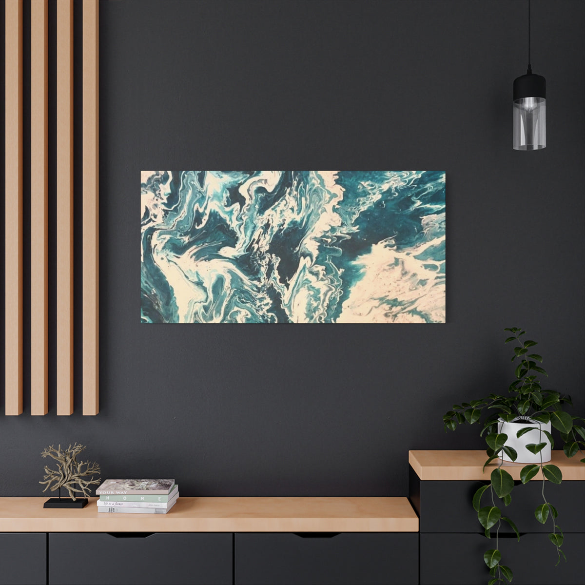 Frequency Shift | Higher Than The Ceiling Abstract Canvas Art